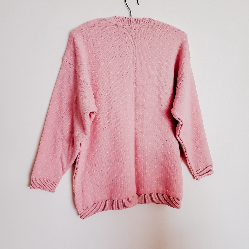 Vintage faux pearl button cardigan - Picture 5 of 6